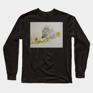 Hedgehog drawing Long Sleeve T-Shirt